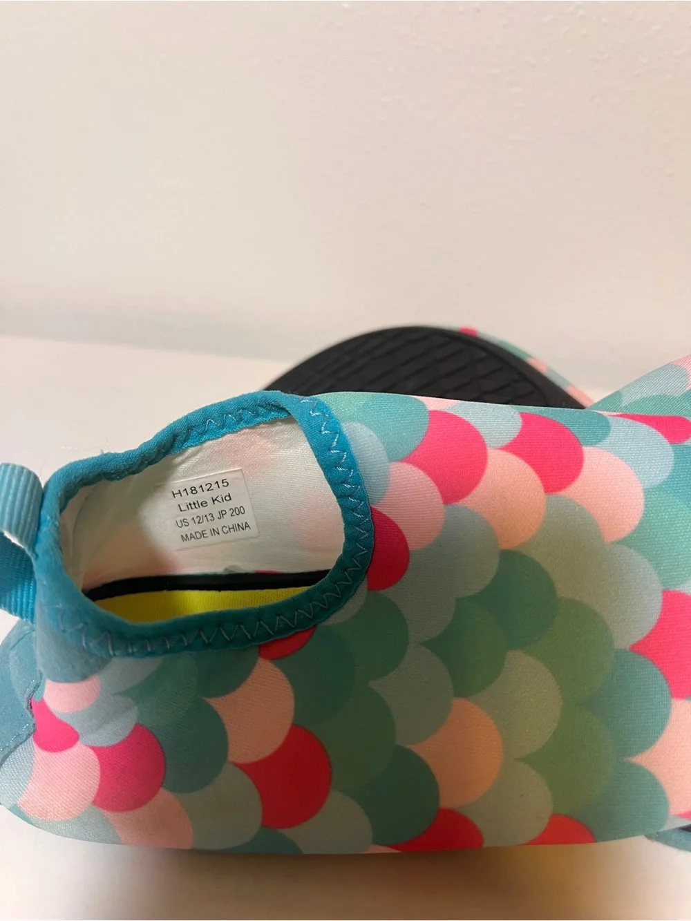 Kids Water Shoes - Teal Pink Pattern